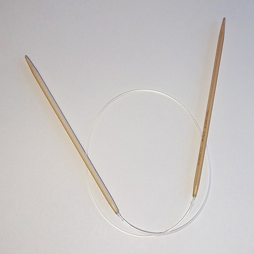 24" circular bamboo knitting needles