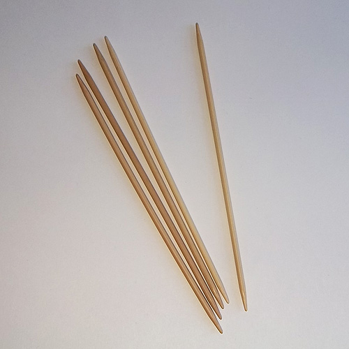 7" dpn bamboo knitting needles