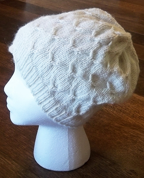 Little Birds Hat knitting pattern from Snowshoe Farm Alpacas