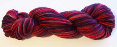 Worsted weight alpaca yarn from Snowshoe Farm
