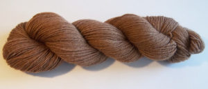 100% alpaca fingering weight yarn from Snowshoe Farm, Peacham, Vermont